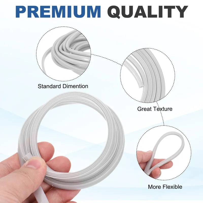 10m / 32.8ft Grey 6mm 2020 Aluminum T Slot Soft Cover Seal Pack of 1