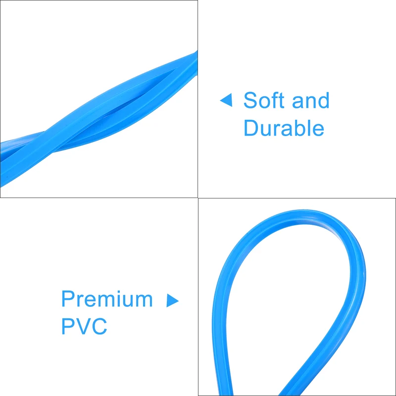 Aluminum Profile Slot Cover Flat Seal Blue 10m 6mm 2020 Series 1Pcs