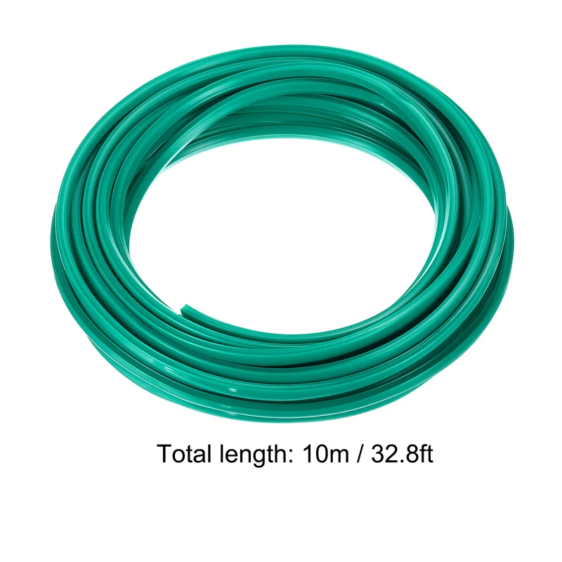 Aluminum Profile Slot Cover Flat Seal Green 10m 6mm 2020 Series 1Pcs