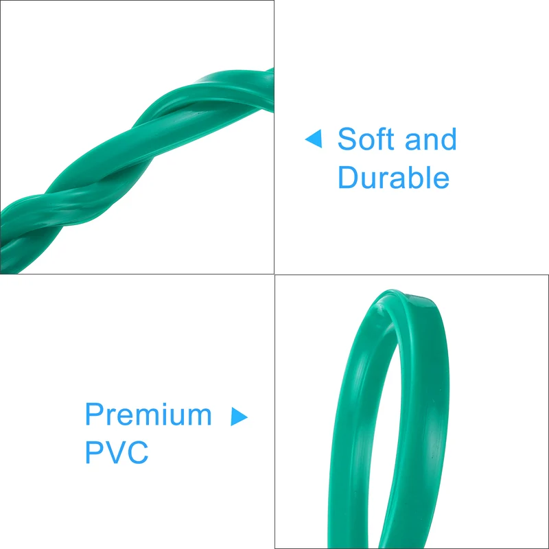 Aluminum Profile Slot Cover Flat Seal Green 10m 6mm 2020 Series 1Pcs