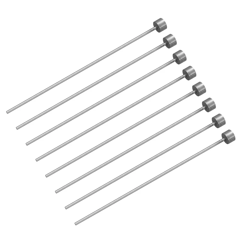 Straight Ejector Pins, 1.5mm Dia 65Mn Steel Round Tip Punch 100 Long 8Pcs
