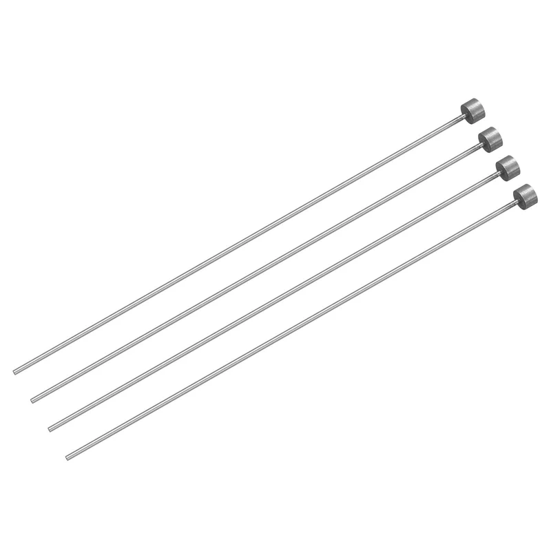 Straight Ejector Pins, 1.5mm Dia 65Mn Steel Round Tip Punch 150 Long 4Pcs