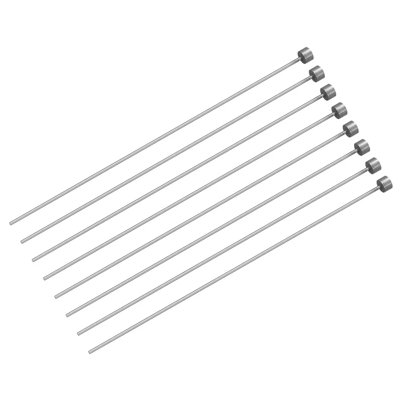 Straight Ejector Pin, 1.5mm Dia 65Mn Steel Round Tip Punch 150 Long 8Pcs