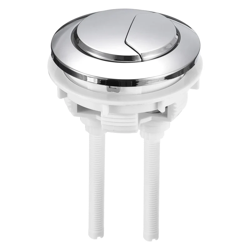 Toilet Tank Button Dual Push Flushing Toilet Replacement Button for 58mm Hole