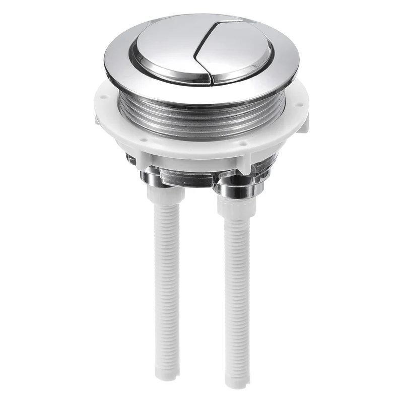 Toilet Tank Button Dual Push Flushing Toilet Replacement Button for 48mm Hole