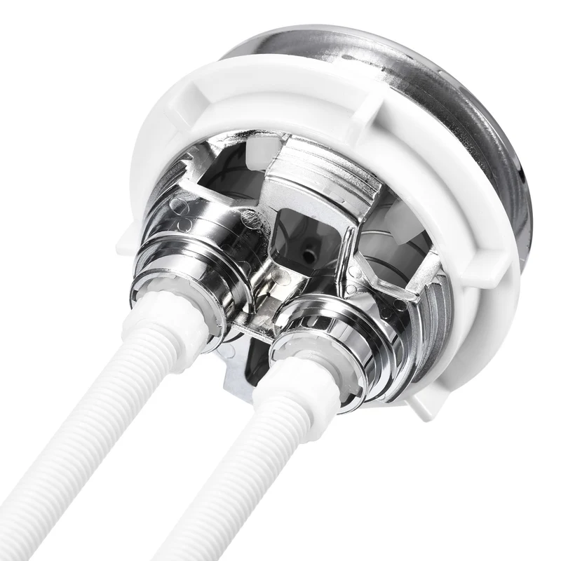 Toilet Tank Button Dual Push Flushing Toilet Replacement Button for 48mm Hole