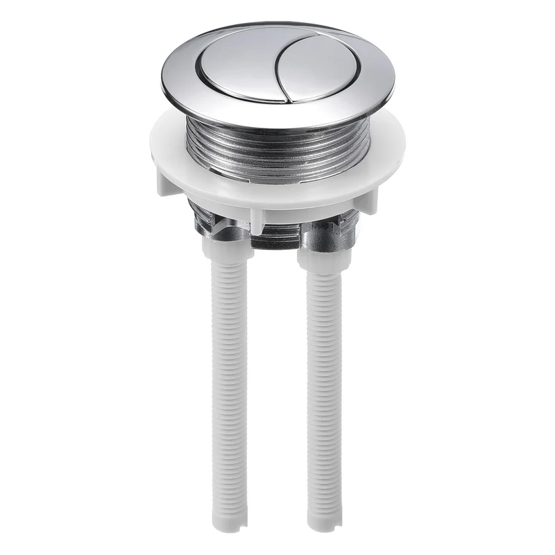 Toilet Tank Button Dual Push Flushing Toilet Replacement Button for 38mm Hole