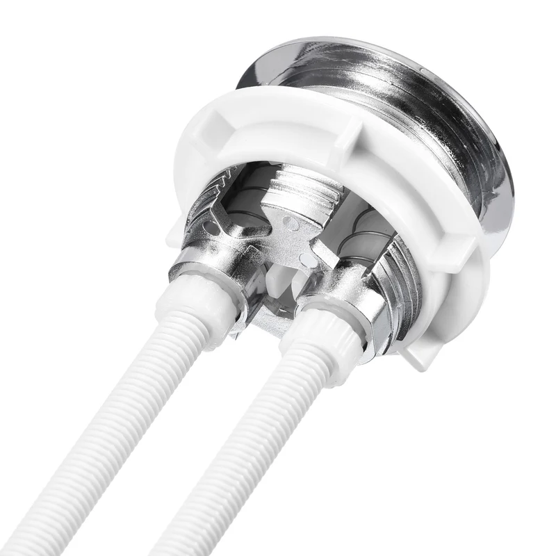Toilet Tank Button Dual Push Flushing Toilet Replacement Button for 38mm Hole