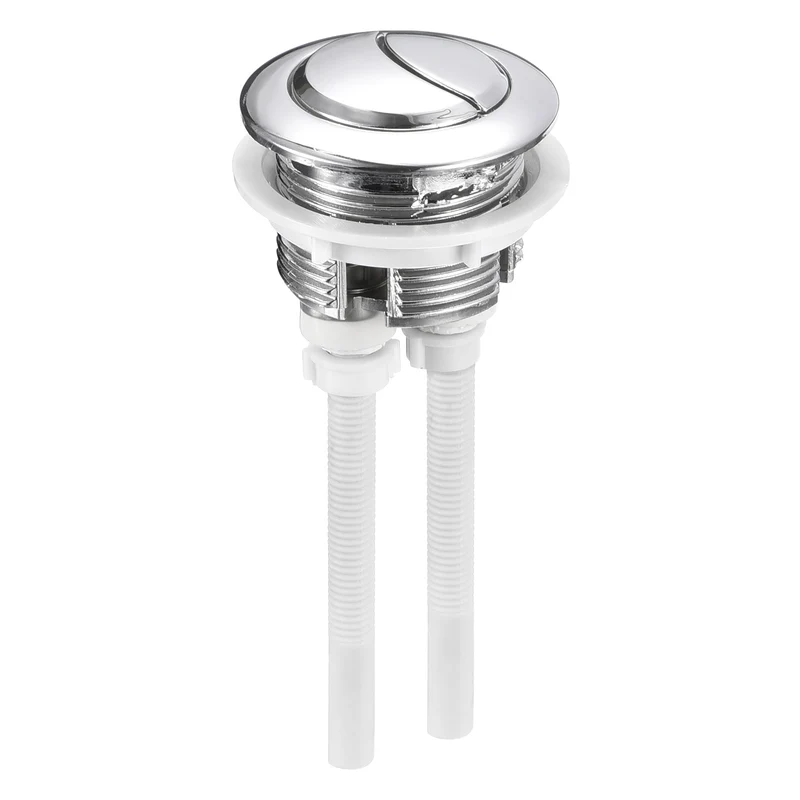 Toilet Tank Button Dual Push Flushing Toilet Button for 38mm(1.5") Hole