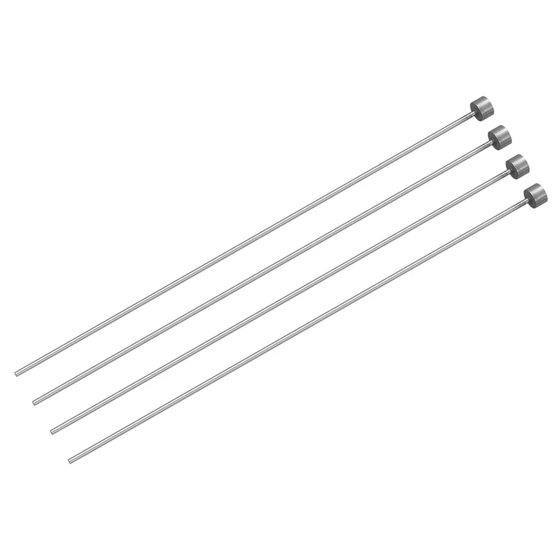 Straight Ejector Pins, 1mm Dia 65Mn Steel Round Tip Punch 150 Long 4Pcs