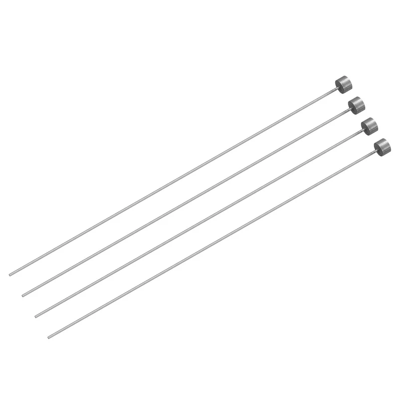 Straight Ejector Pins, 0.8mm Dia 65Mn Steel Round Tip Punch 150 Long 4Pcs