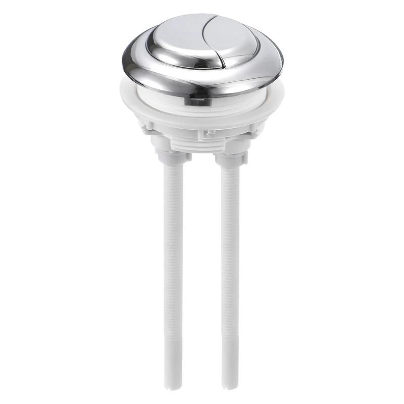 Toilet Tank Button Dual Push Flushing Toilet Button for 48mm(1.89") Hole