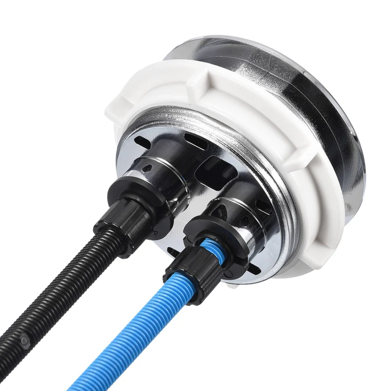 Toilet Tank Button 48mm(1.89") Thread Dual Push Flushing Toilet Button