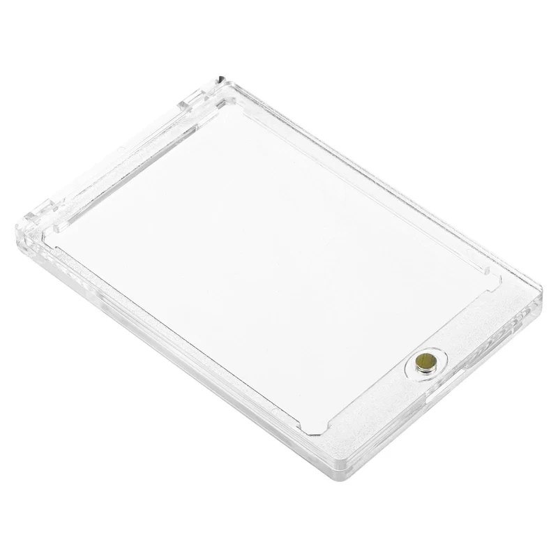 4"x3"x0.31" Magnetic Card Holder 75PT Plastic Clear Trading Card Protector