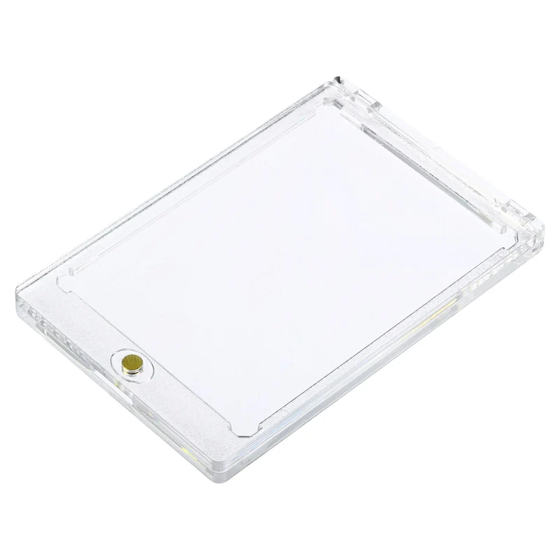 4"x3"x0.31" Magnetic Card Holder 75PT Plastic Clear Trading Card Protector