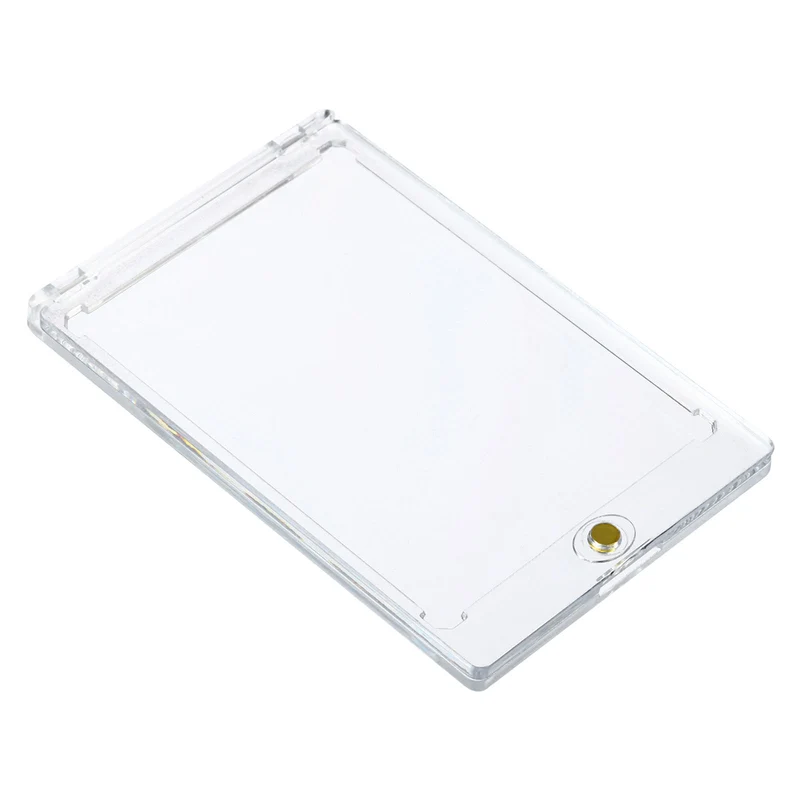 Magnetic Card Holder 35PT Clear Trading Card Protector Collector Golden