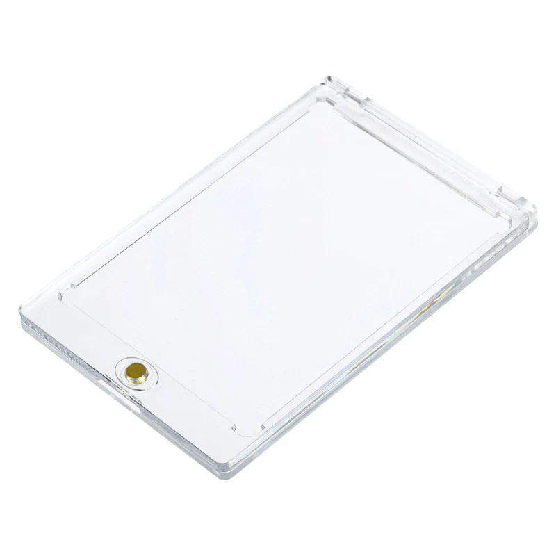 Magnetic Card Holder 35PT Clear Trading Card Protector Collector Golden