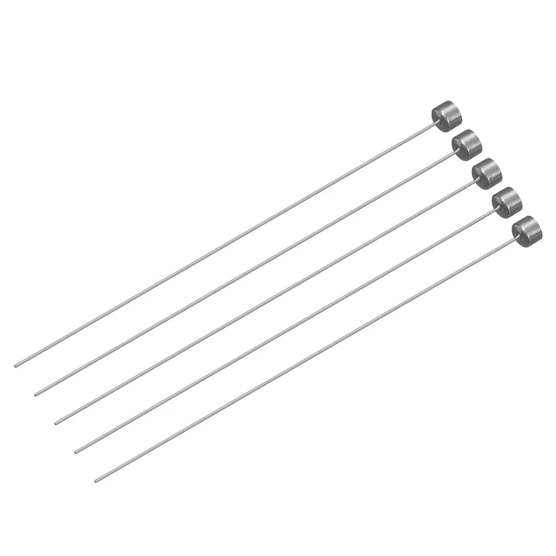 5Pcs Straight Ejector Pins, 0.5mm (0.02") Dia. SKD61 Round Tip Punch 100mm (4") Long for Mechanical Maintenance