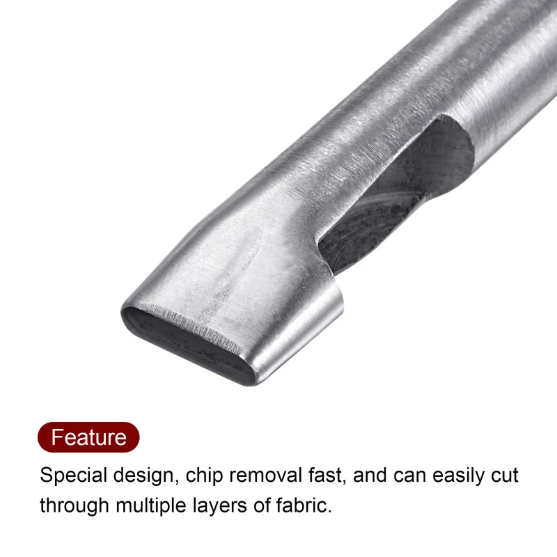 Oval Hole Punch 4x16mm Leather Hollow Cutter Oblong Punch Die for Strap Belt