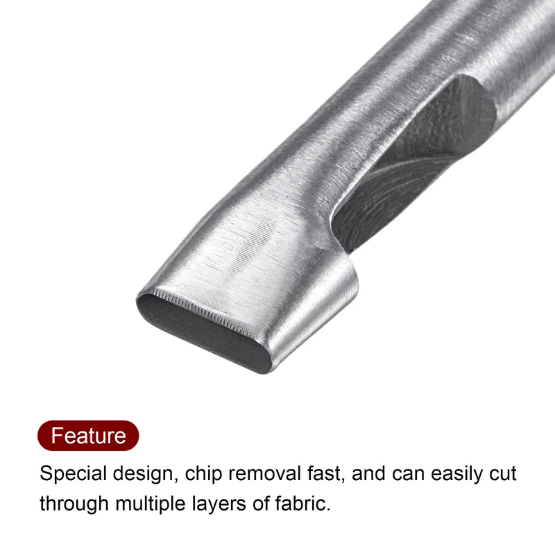 Oval Hole Punch 4x15mm Leather Hollow Cutter Oblong Punch Die for Strap Belt