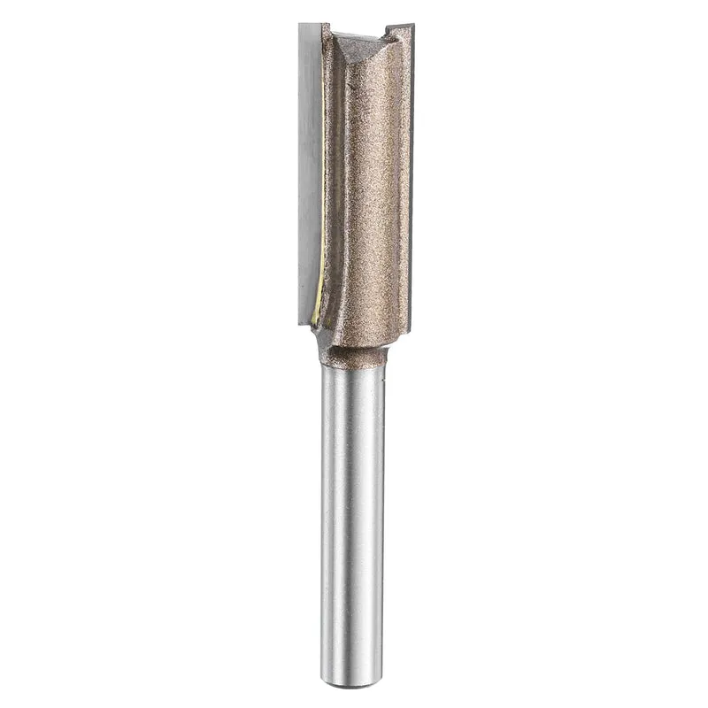 Straight Router Bit 1/4 Shank 7/16" Cutting Dia 2 Flutes 1.18" YG6 Carbide