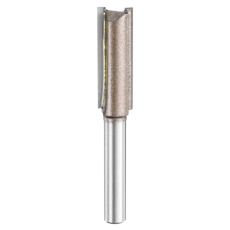 Straight Router Bit 1/4 Shank 25/64" Cutting Dia 2 Flutes 1.18" YG6 Carbide