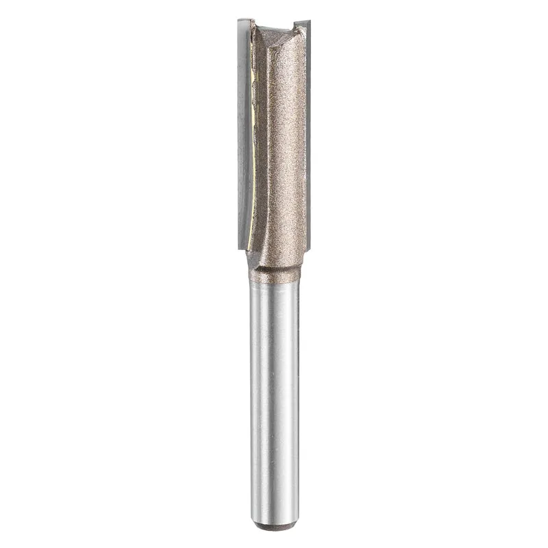 Straight Router Bit 1/4 Shank 23/64" Cutting Dia 2 Flutes 1.18" YG6 Carbide