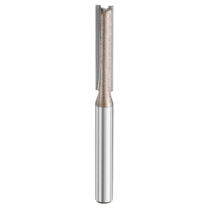 Straight Router Bit 1/4 Shank 15/64" Cutting Dia 2 Flutes 1.18" YG6 Carbide