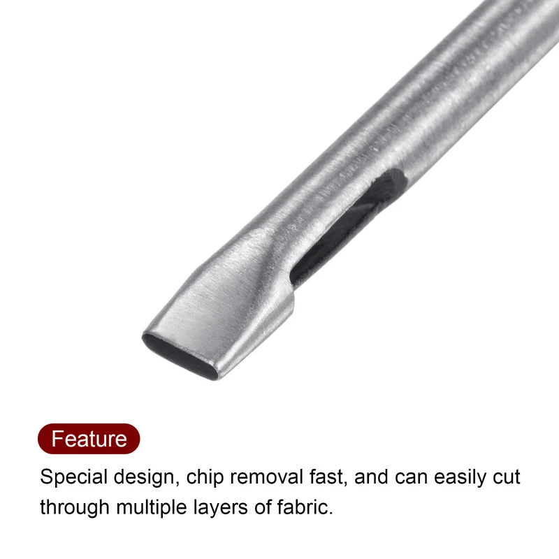Oval Hole Punch 2x8mm Leather Hollow Cutter Oblong Punch Die for Strap Belt