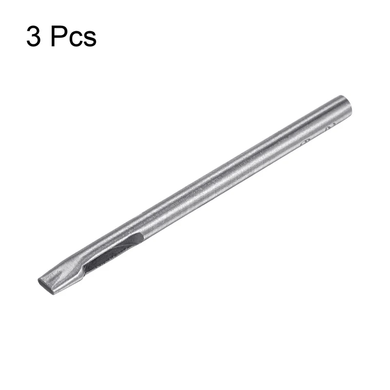 3pcs Oval Hole Punch 2x6mm Leather Hollow Cutter Oblong Punch Die for Strap Belt