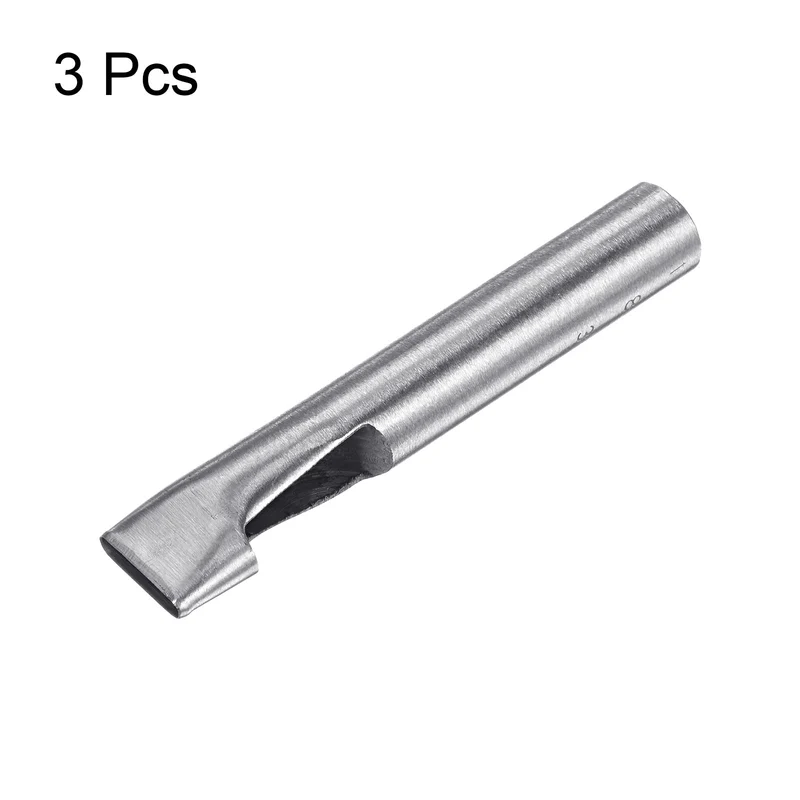 3pcs Oval Hole Punch 3x18mm Leather Hollow Cutter Oblong Punch for Strap Belt