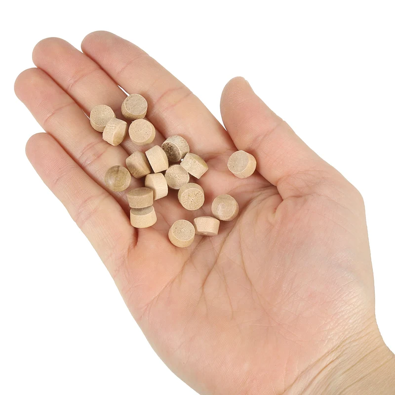 Pocket Hole Plugs, 50Pcs 5/16 Inch - Round Head Wood Plugs for Screw Holes