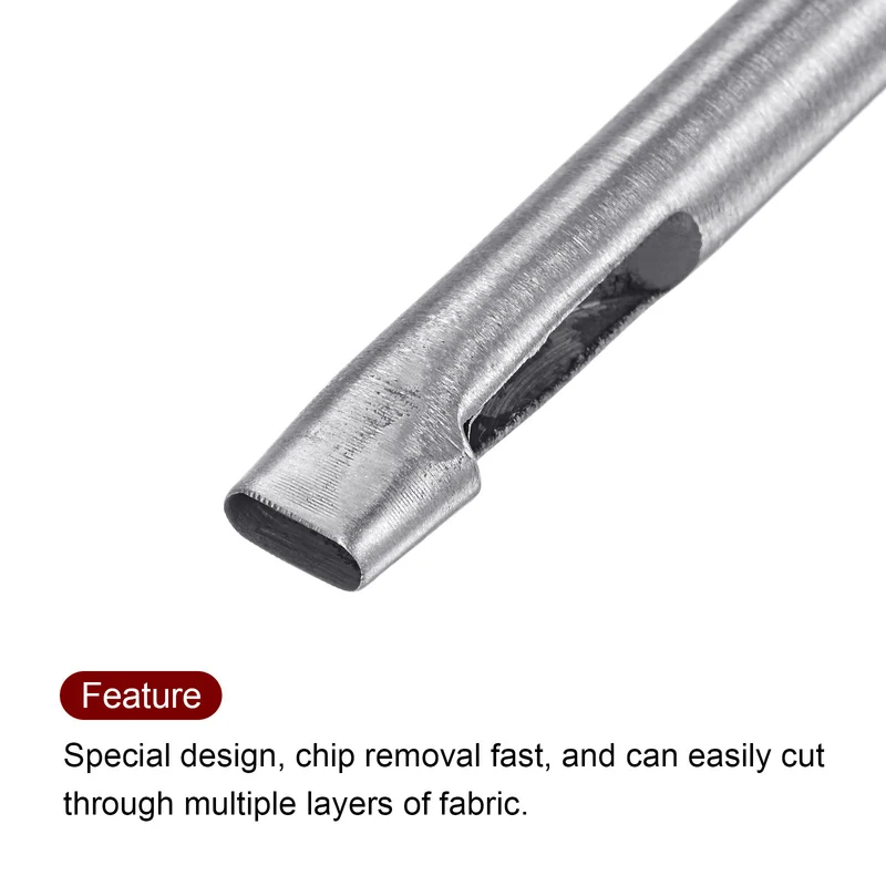 Oval Hole Punch 3x8mm Leather Hollow Cutter Oblong Punch Die for Strap Belt
