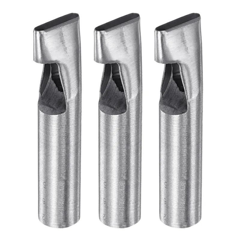 3pcs Oval Hole Punch 5x26mm Leather Hollow Cutter Oblong Punch for Strap Belt
