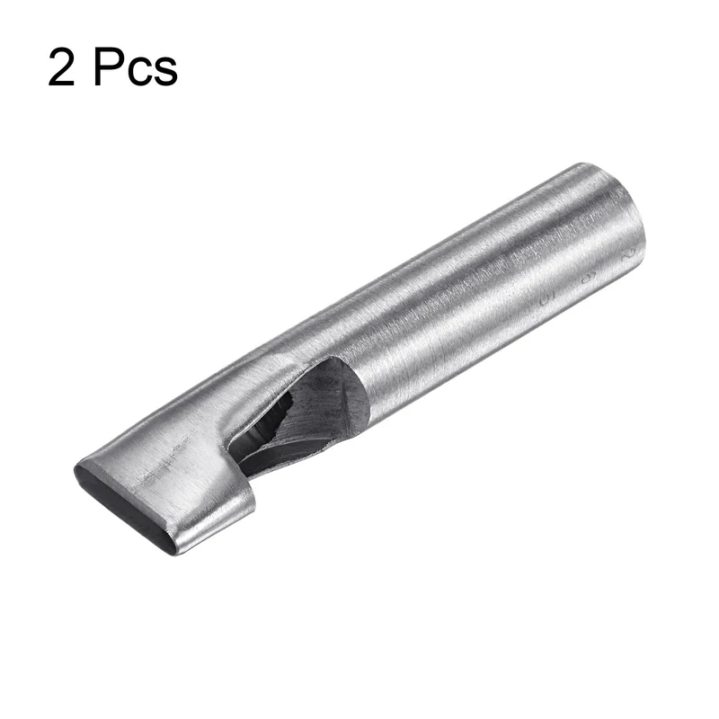 2pcs Oval Hole Punch 5x26mm Leather Hollow Cutter Oblong Punch for Strap Belt