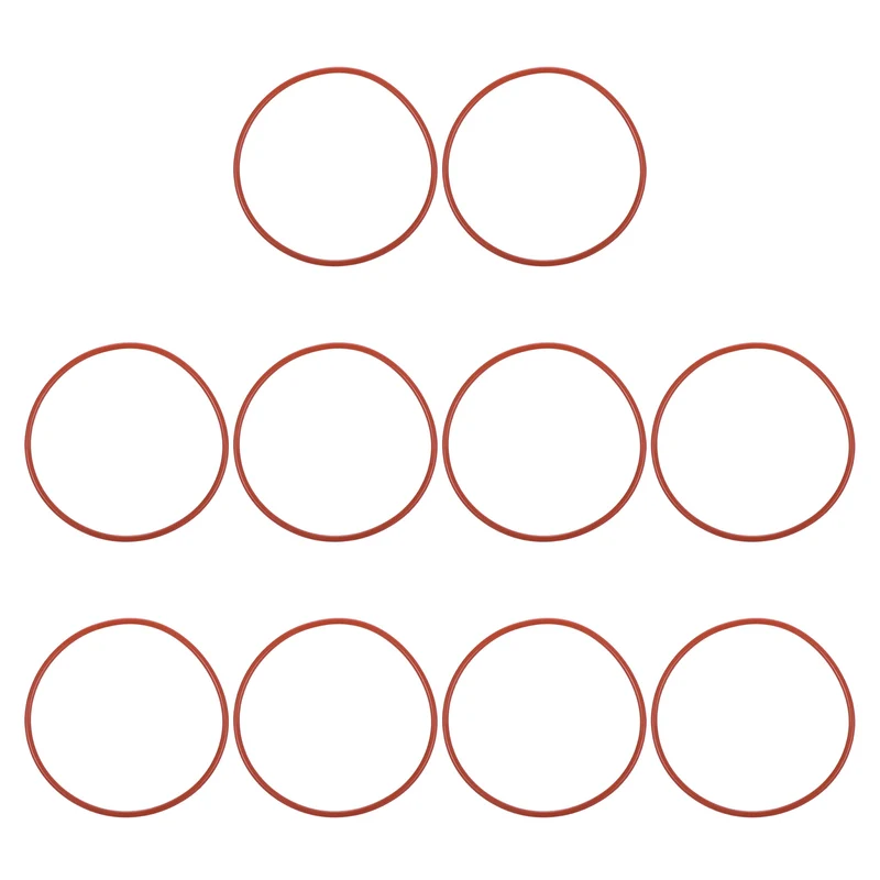 20Pcs Silicone O-Ring 98mm OD 92mm ID 3mm Width VMQ Sealing Gasket, Red