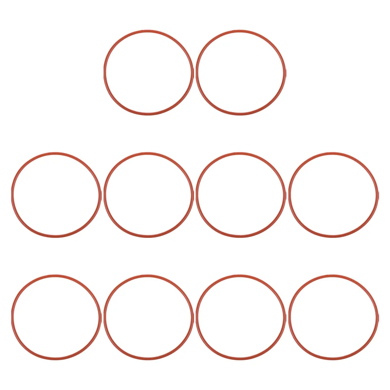 20Pcs Silicone O-Ring 92mm OD 86mm ID 3mm Width VMQ Sealing Gasket, Red
