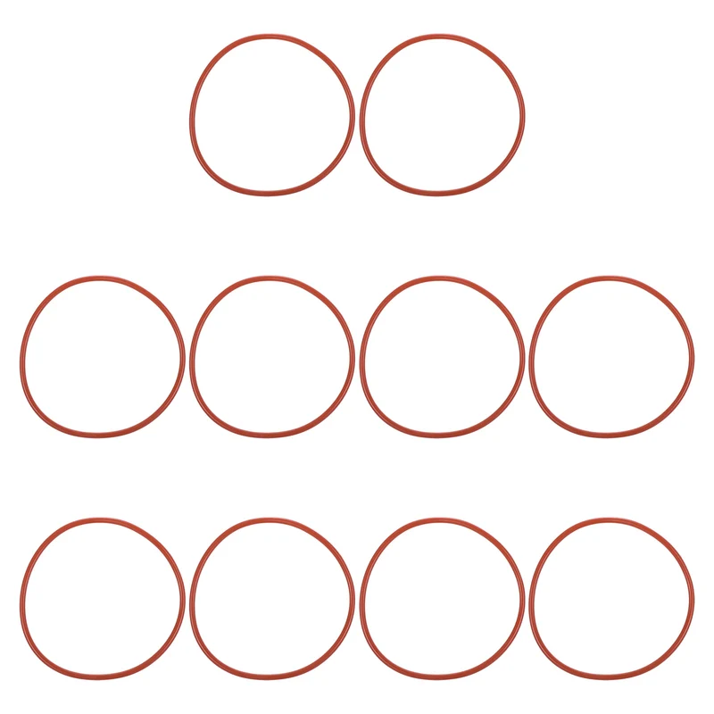 20Pcs Silicone O-Ring 88mm OD 82mm ID 3mm Width VMQ Sealing Gasket, Red