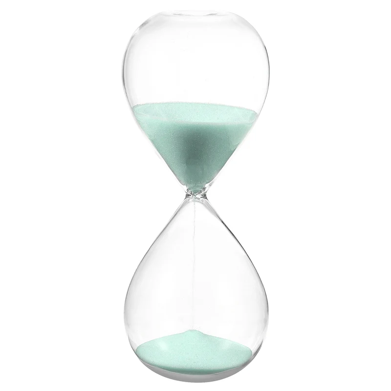 45 Minutes Sand Timer, Watch High Glass Sandglass Timer, Light Blue
