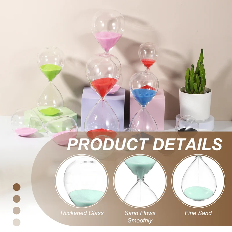 45 Minutes Sand Timer, Watch High Glass Sandglass Timer, Light Blue