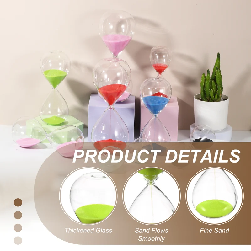30 Minutes Sand Timer, Watch High Glass Sandglass Timer, Green