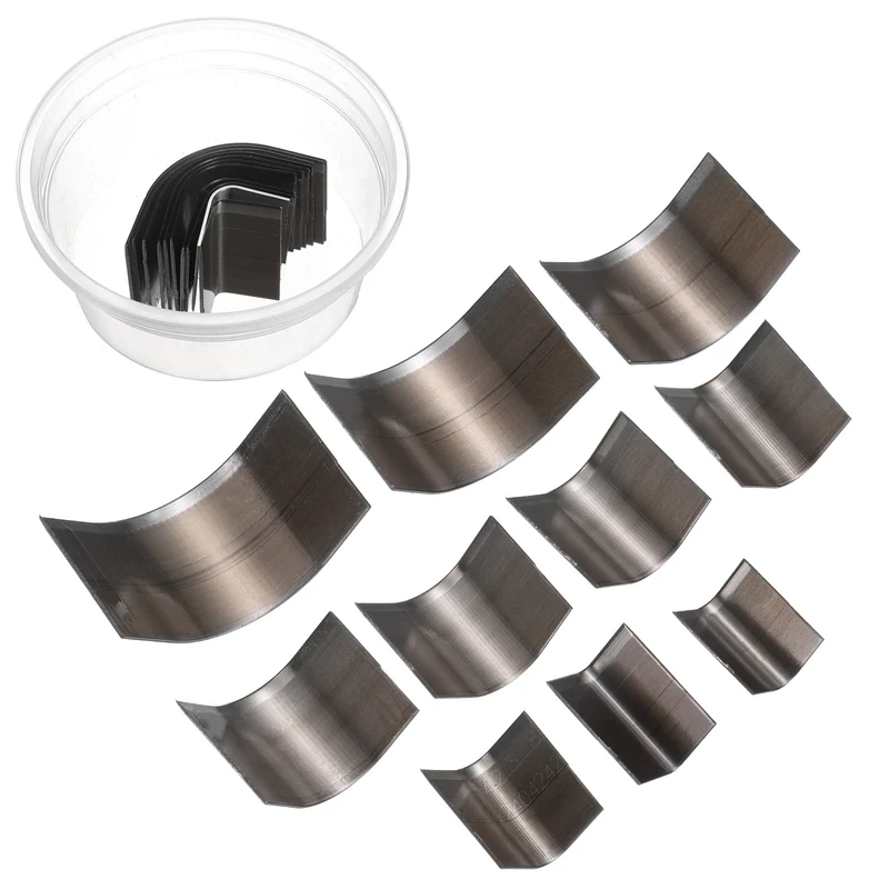 Leather Semicircle Shape Punch Cutter Set 10 Sizes Leather Hollow Cutter 10pcs