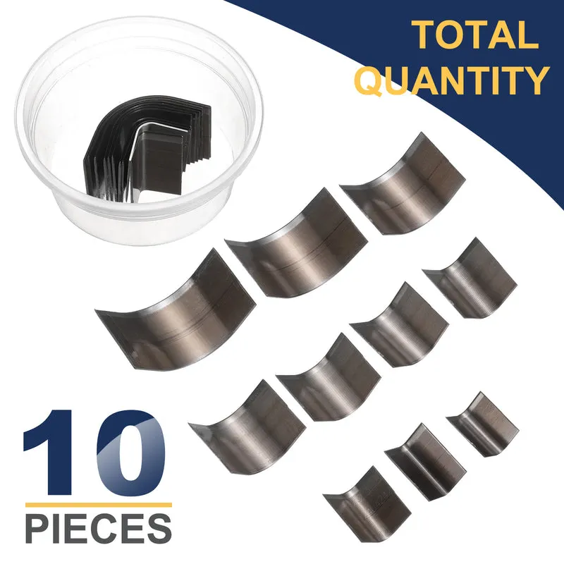 Leather Semicircle Shape Punch Cutter Set 10 Sizes Leather Hollow Cutter 10pcs