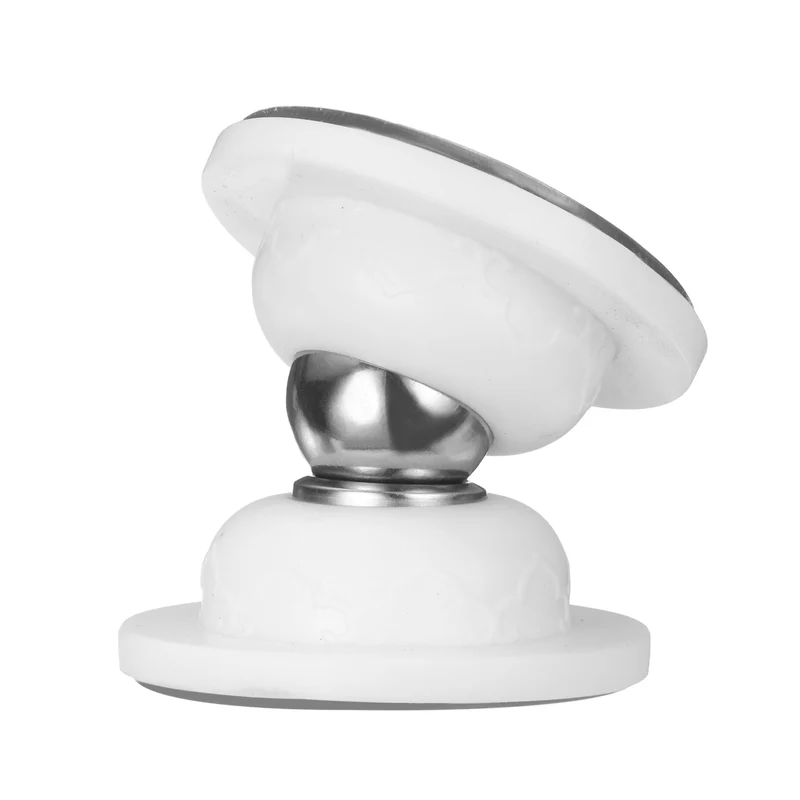 1.9" Magnetic Door Stoppers Silicone Door Stop with Adhesive White