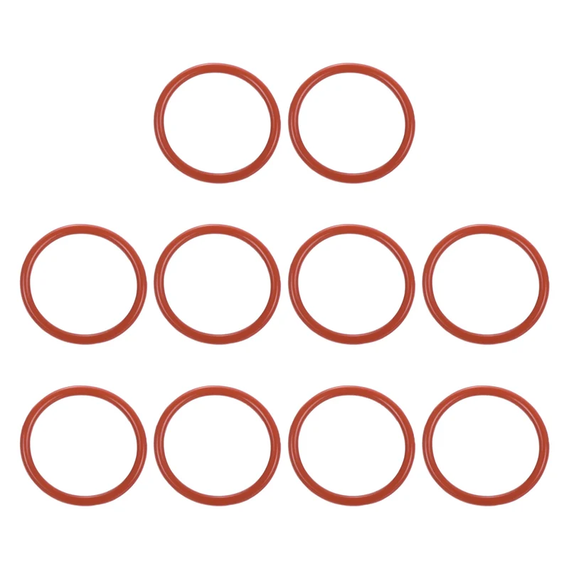 30Pcs Silicone O-Ring 29mm OD 23mm ID 3mm Width VMQ Sealing Gasket, Red