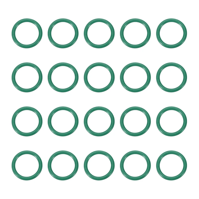 20Pcs Fluorine Rubber O-Ring 12.5mm OD 9.5mm ID 1.5mm Width,FKM Seal Gasket