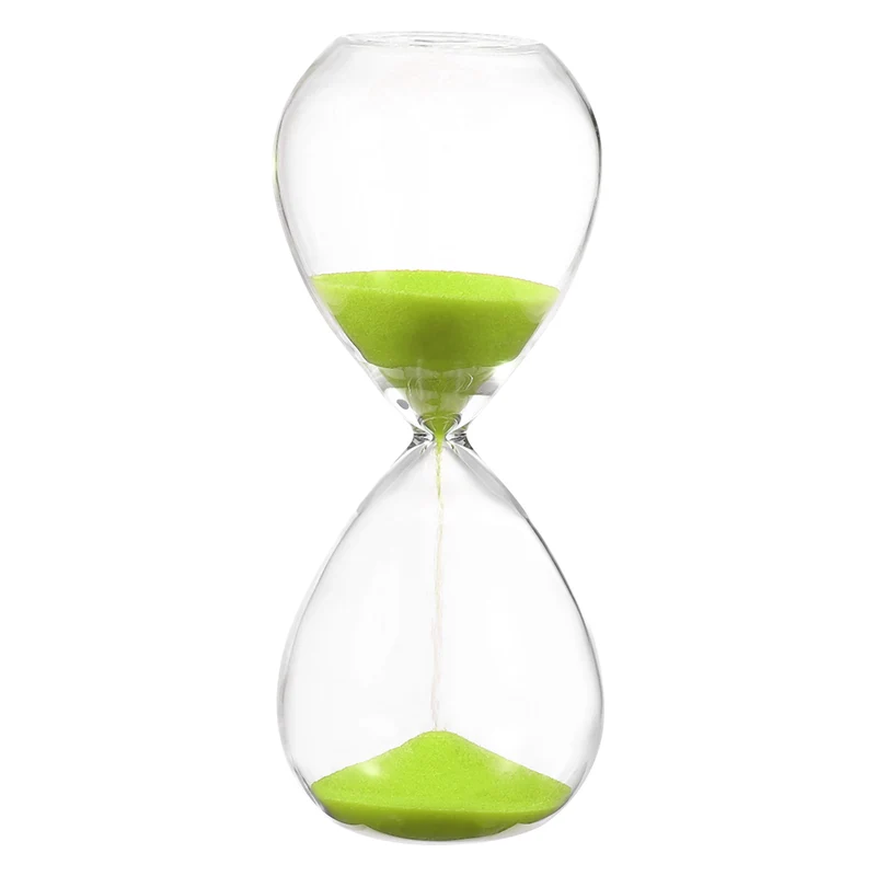 5 Minutes Sand Timer, Watch High Glass Sandglass Timer, Green