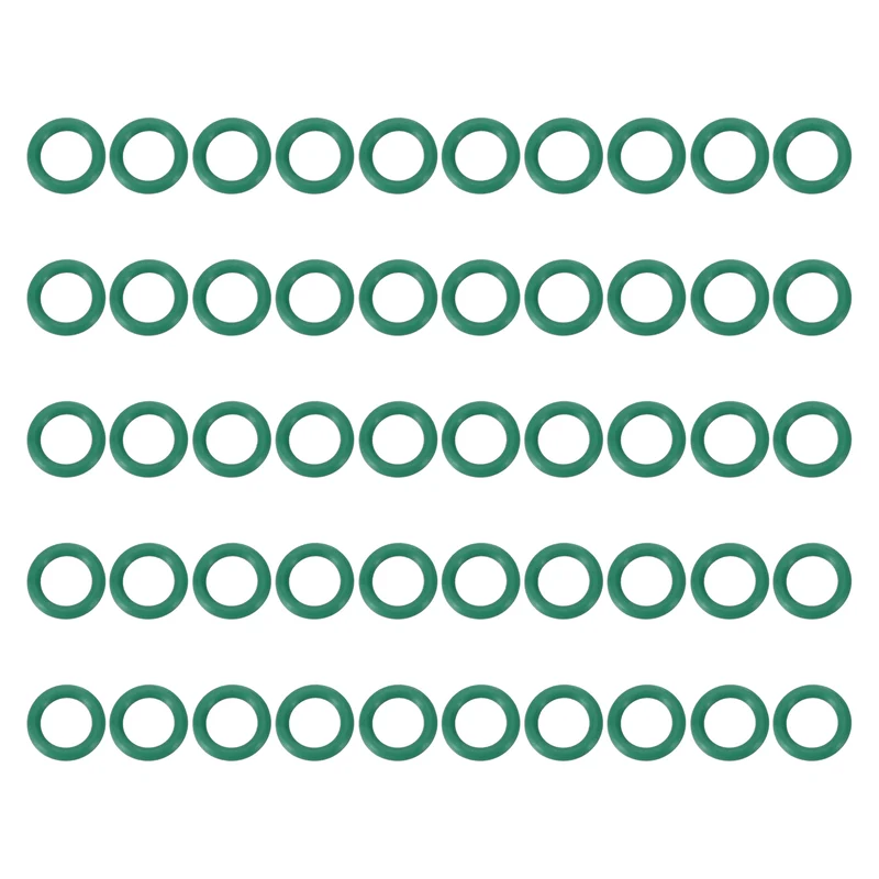 50Pcs Fluorine Rubber O-Ring 8.5mm OD 5.5mm ID 1.5mm Width,FKM Seal Gasket,Green