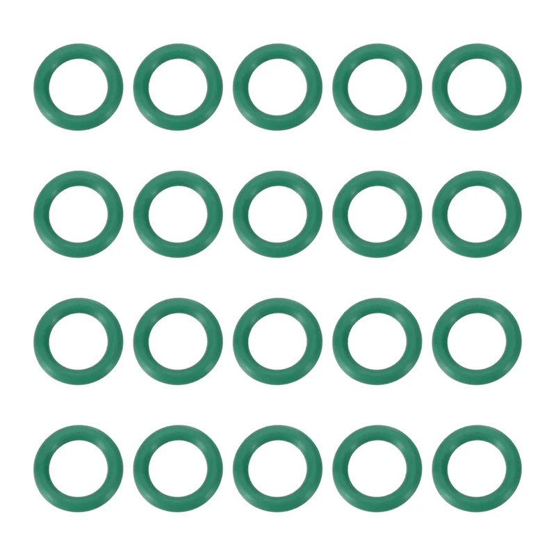 20Pcs Fluorine Rubber O-Ring 8.5mm OD 5.5mm ID 1.5mm Width,FKM Seal Gasket,Green