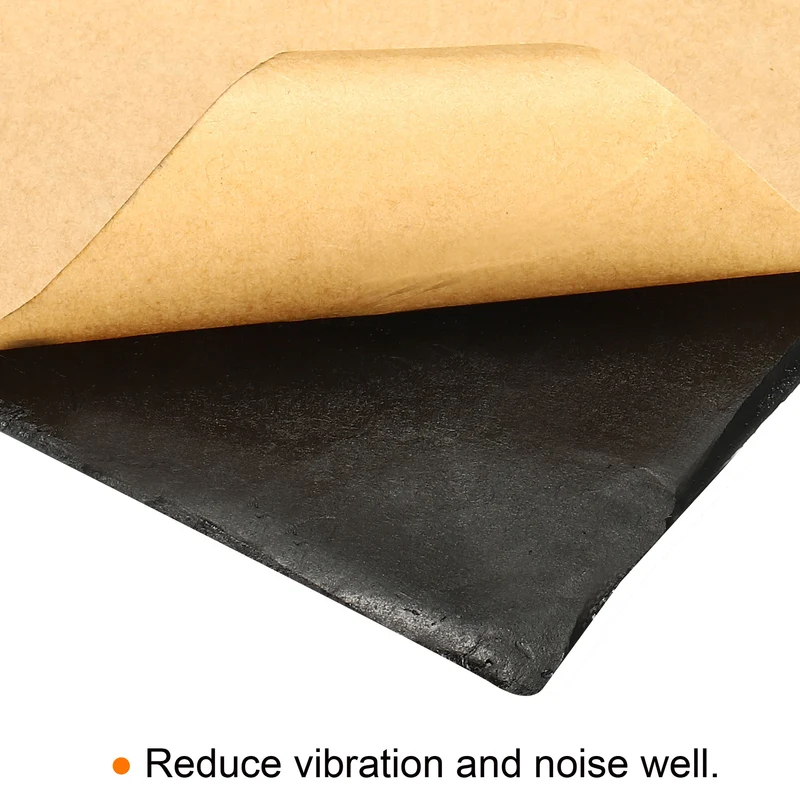 3pcs Sound Deadening Mat Damping Block for Air Conditioner 220 x 120 x 4mm Black